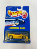 Hot Wheels 1991 Blue Card Lamborghini Diablo 227