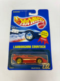 Hot Wheels 1991 Blue Card Lamborghini Countach 232