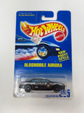 Hot Wheels 1:64 Diecast 1992 Blue Card Oldsmobile Aurora #265
