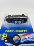 Hot Wheels 1:64 Diecast 1992 Blue Card Oldsmobile Aurora #265