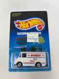 Hot Wheels 1989 Workhorses Delivery Truck Wonder Bread Unpunched