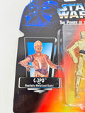 Star Wars The Power of the Force C-3P0 with Realistic Metalized Body