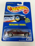 Hot Wheels 1992 Blue Card Mercedes 380SEL 253 Ultrahots