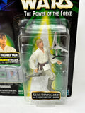 Hasbro Star Wars Power of the Force Luke Skywalker T-16 Skyhopper Commtech Chip 1999 New