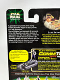 Hasbro Star Wars Power of the Force Luke Skywalker T-16 Skyhopper Commtech Chip 1999 New