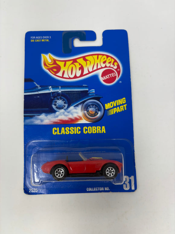 Hot Wheels 1:64 Diecast 1992 Blue Card Classic Cobra #31