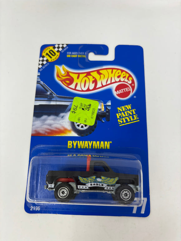 Hot Wheels 1:64 Diecast 1991 Blue Card Bywayman #77