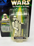 Hasbro Star Wars The Power of the Force Stormtrooper with Battle Damage and Blaster Rifle Rack