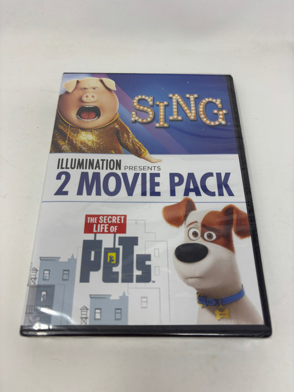 DVD Illumination Presents 2 Movie Pack: Sing & The Secret Life of Pets New