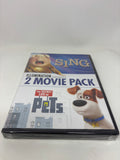 DVD Illumination Presents 2 Movie Pack: Sing & The Secret Life of Pets New
