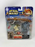 Hasbro Star Wars Attack of the Clones Yoda & Super Battle Droid Force Powers 2002
