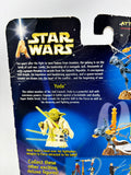 Hasbro Star Wars Attack of the Clones Yoda & Super Battle Droid Force Powers 2002