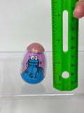Weebles Cookie Monster Sesame Street Muppet Wobble Roly Poly Vintage