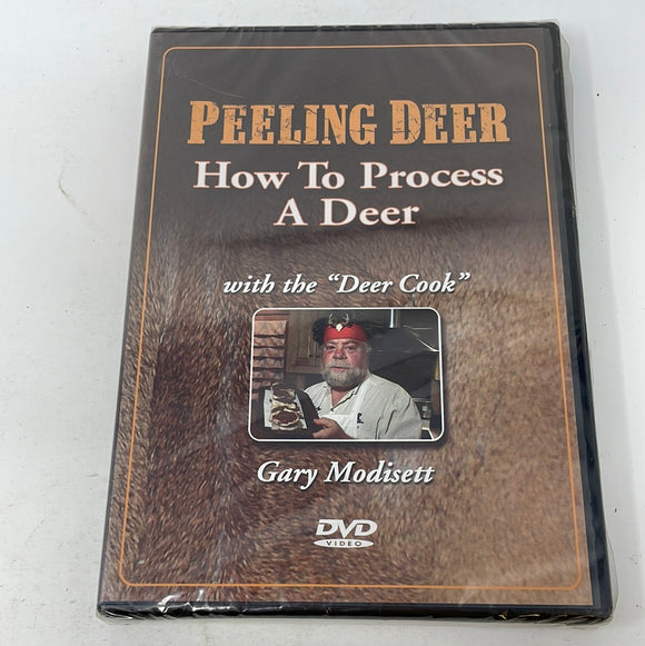 DVD Peeling Deer How To Process A Deer With The “Deer Cook” Gary Modisett Brand New
