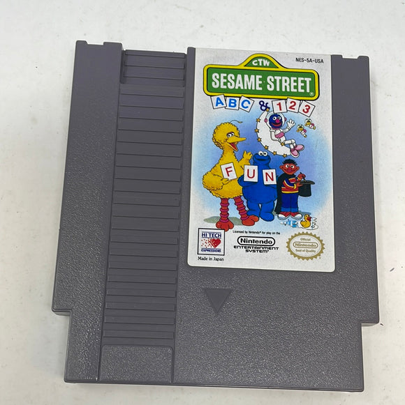 NES Sesame Street: A-B-C/1-2-3