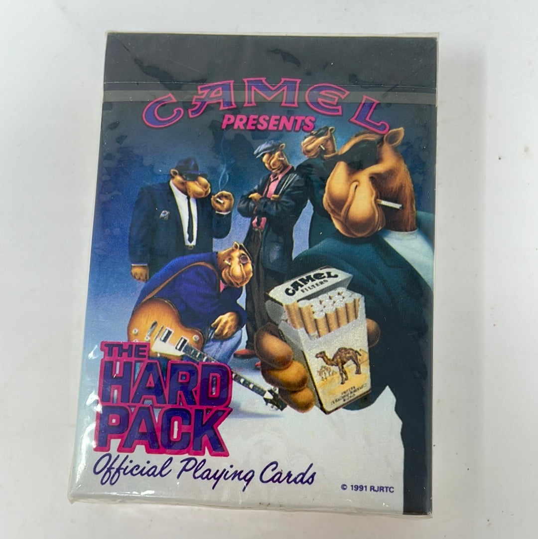 joe camel cigarette pack 1991 Camel Cigarettes Joe Camel The Hard Pack Official Playing Cards S –  shophobbymall