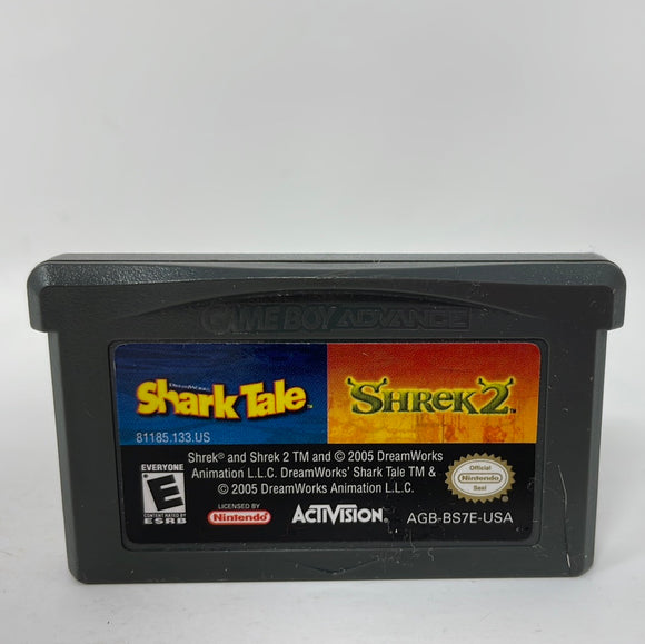GBA Shark Tale and Shrek 2