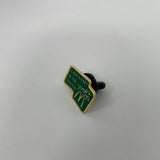 Vintage RARE McDonalds Founders Day Fast food Enamel Lapel Pin Green