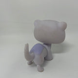 Littlest Pet Shop Exclusive Hat Box Two Tone Pale Purple Ferret #1666