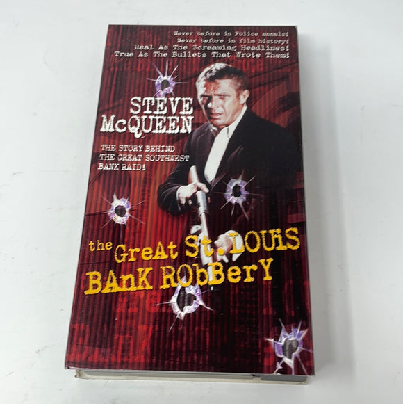 VHS Steve McQueen The Great St. Louis Bank Robbery