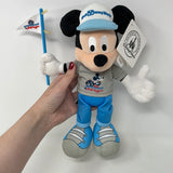 NWT Mickey Mouse Walt Disney World 45th Anniversary Plush Toy Flag Magic Kingdom