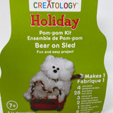 Creatology Holiday Pom Pom Kit Bear On Sled
