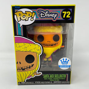 Funko Pop! Disney Black Light Santa Jack Skellington Funko.com Exclusive 72