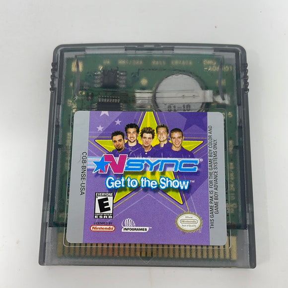 Gameboy Color NSYNC: Get to the Show