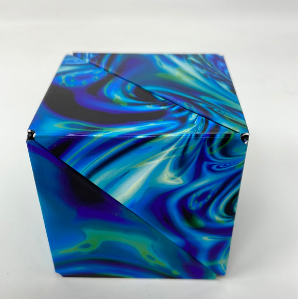 Shashibo Shape Shifting Cube fidget toy Mystic Ocean