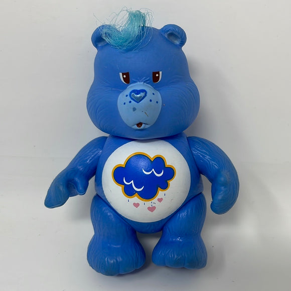 Vintage Care Bears Poseable Figure Grumpy Bear 1983 Kenner Blue Rain Cloud