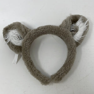 Great Wolf Lodge Wolf Headband Ears Gray and White