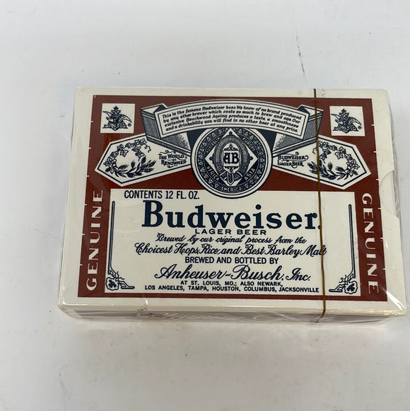 Budweiser Playing Cards Sealed
