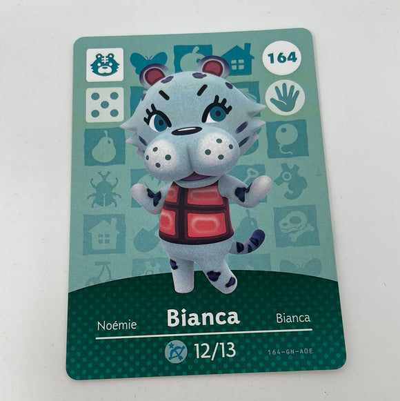 Animal Crossing Amiibo Cards Bianca 164