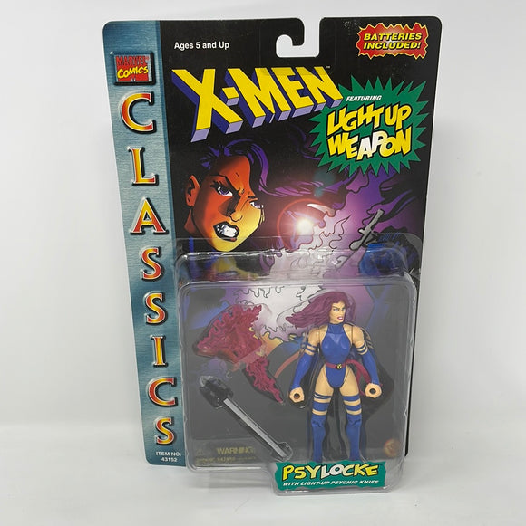 Marvel Comics Classics X-Men Light Up Weapon Psylocke Toy Biz