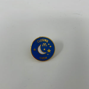 McDonald’s Closing Crew Circle Enamel Pin