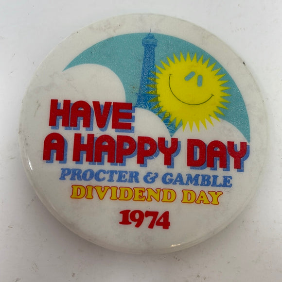 Kings Island Procter & Gamble 1974 Dividend Day Eiffel tower Pin