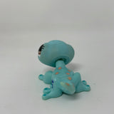 Littlest Pet Shop Exclusive Hat Box Gecko Lizard #1667 Light Teal Pink Accented
