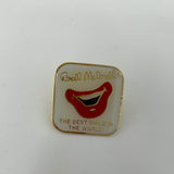 Vintage Ronald McDonald's Best Smile Employee Lapel Hat Pin