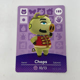Animal Crossing Amiibo Cards Chops 185