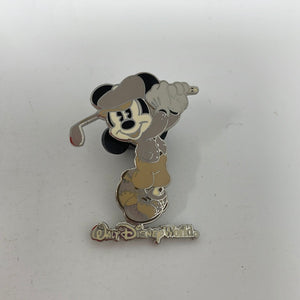 Vintage Mickey Golfer WDW Disney Pin