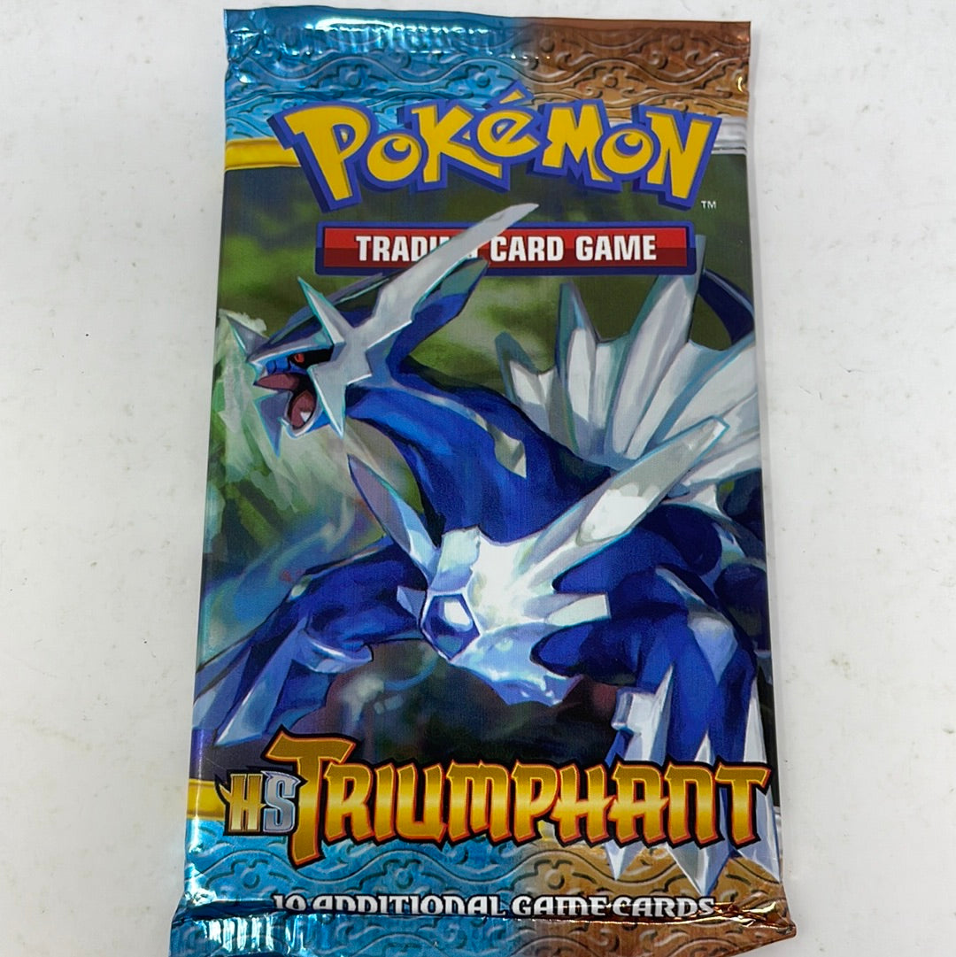 2010 POKEMON HS TRIUMPHANT Dialga Art Sealed BOOSTER PACK shophobbymall 2010 POKEMON HS TRIUMPHANT Dialga Art Sealed BOOSTER PACK shophobbymall