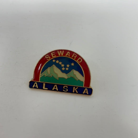 Seward Alaska Enamel Pin