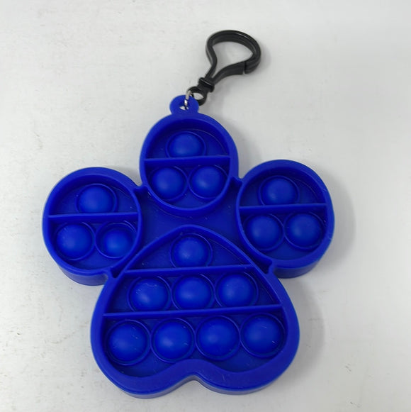 Paw Patrol Push Pop It Sensory Fidget Toy Stress Relief for Kids Keychain - Blue
