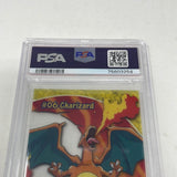 2000 Topps Pokémon T.V. Animation Clear Charizard #PC3 PSA 9 Mint