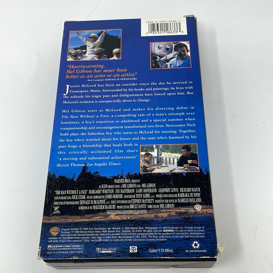 VHS Warner Bros. Hits The Man Without A Face – shophobbymall