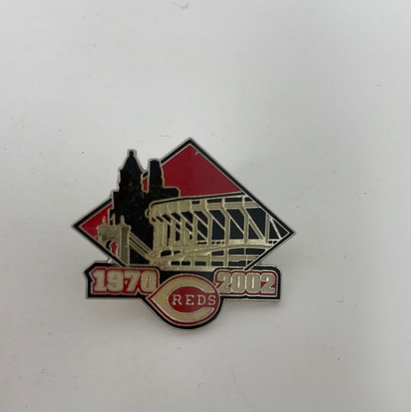 SGA Cincinnati Reds opening day Cincinnati Riverfront Stadium 1970-2002 Pin