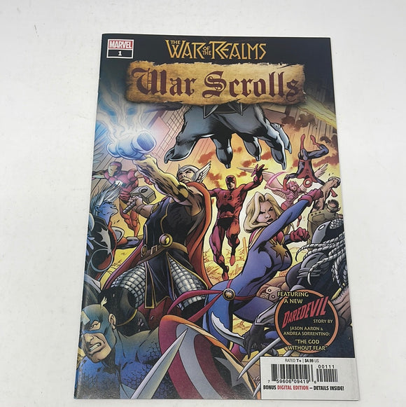 Marvel Comics The War Of The Realms: War Scrolls #1 2019