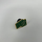 Vintage RARE McDonalds Founders Day Fast food Enamel Lapel Pin Green