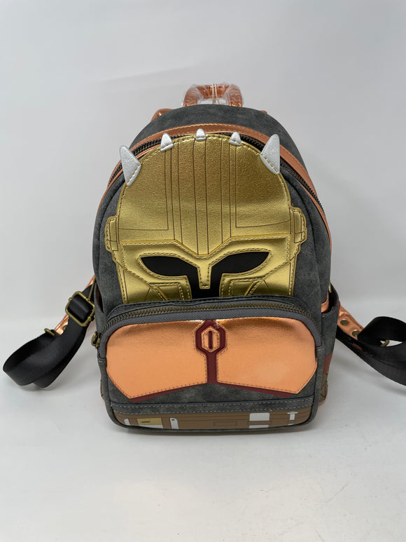 Loungefly Star Wars Armorer Cosplay Mini Backpack 2023 Galactic Convention Exclusive