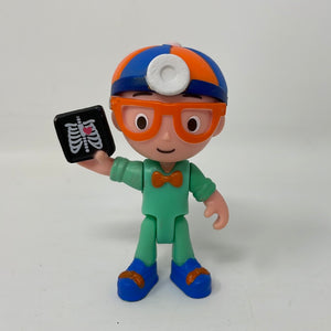 BLIPPI SCIENCE X-RAY ACTION FIGURE KIDS TOYS 2.5" TALL USED